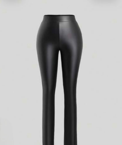 Women's Leather Pants High Waist