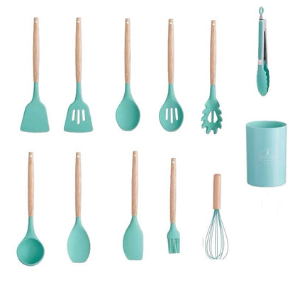 Silicone Utensils Set (12Pcs)