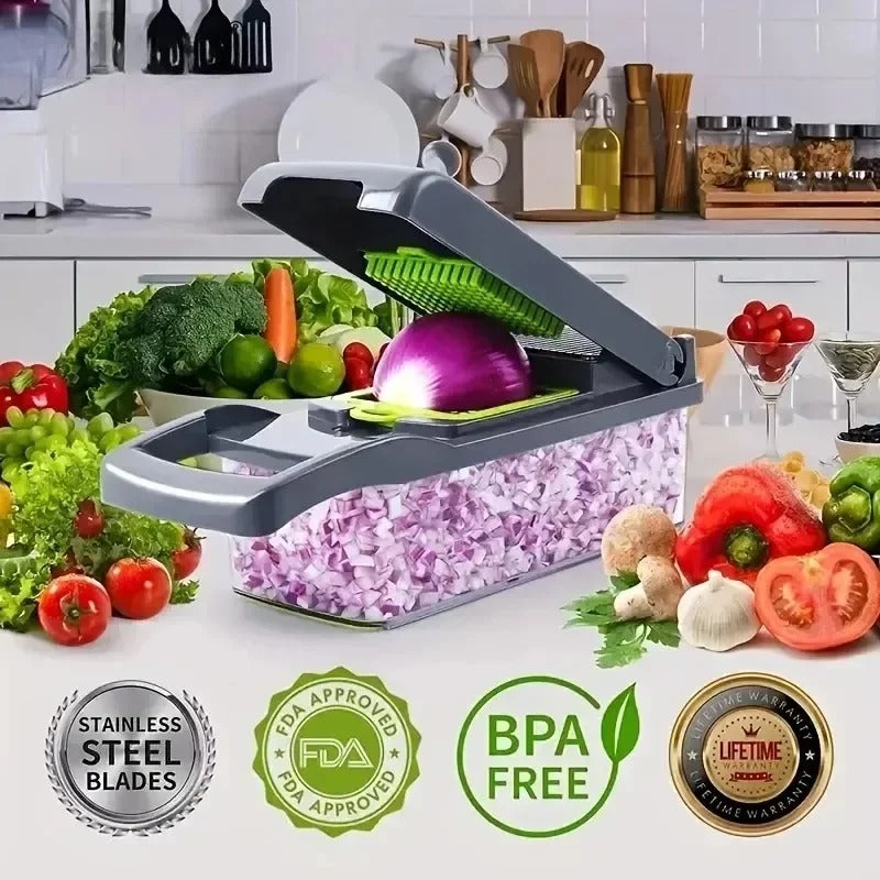 14 in 1 multifunctional kitchen vegetable slicer