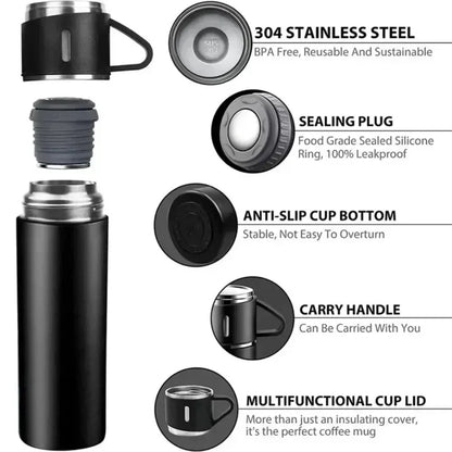 Stainless Steel Vacuum Insulated And Portable Bottle (500ml)